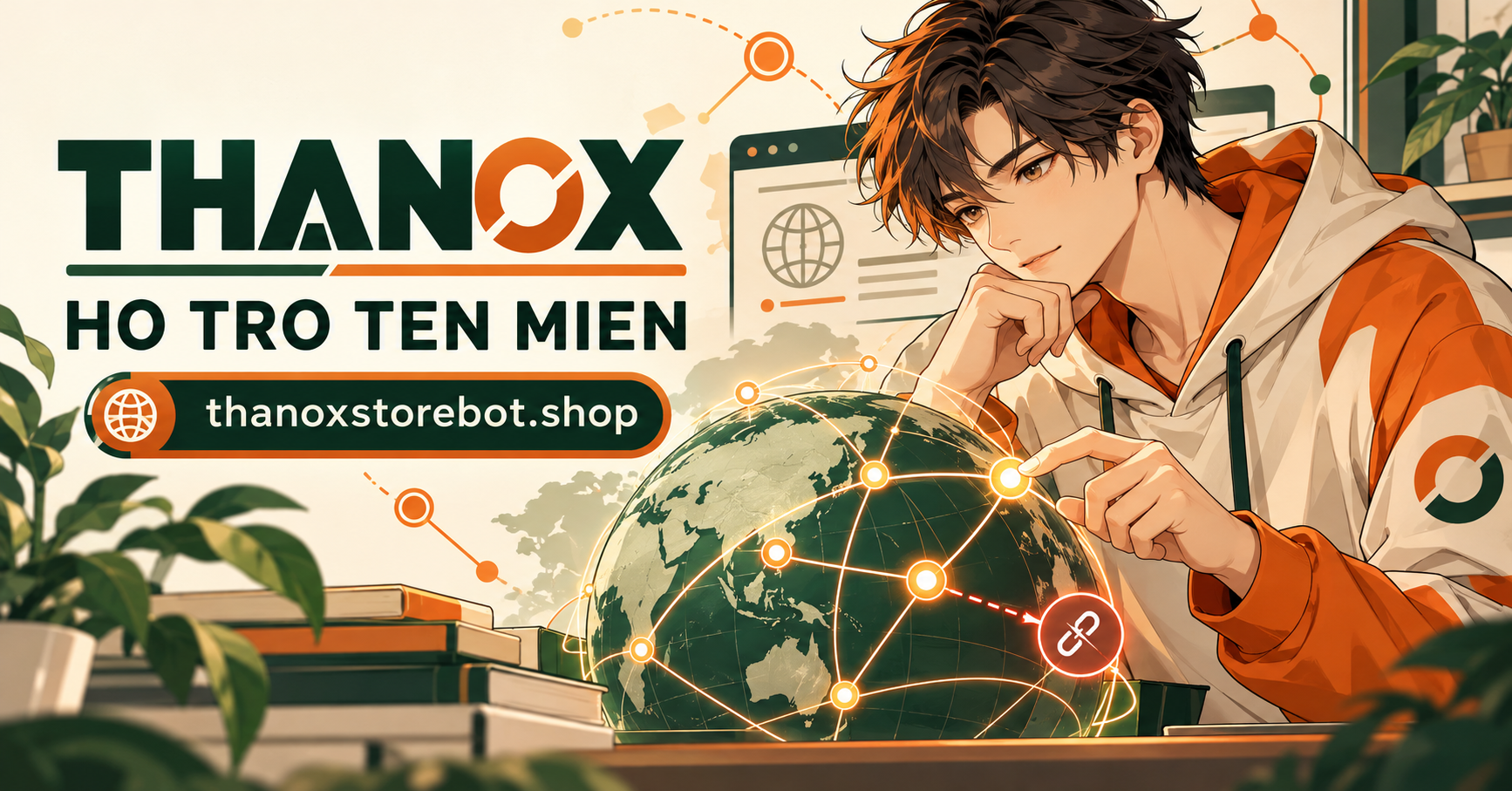 Thanox — Hỗ trợ tên miền